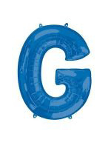 Picture of BLUE LETTER G FOIL BALLOON